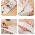 Travel Makeup Bag Waterproof Toiletries Organizer High Quality Women Neceser Bathroom Hook Wash Pouch Hook Makeup Storage Bag