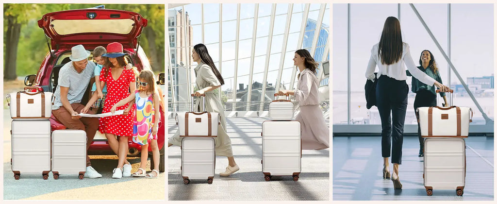 KONO 4/5/6-piece beauty case box cosmetics case hand luggage toilet bag travel bag luggage set