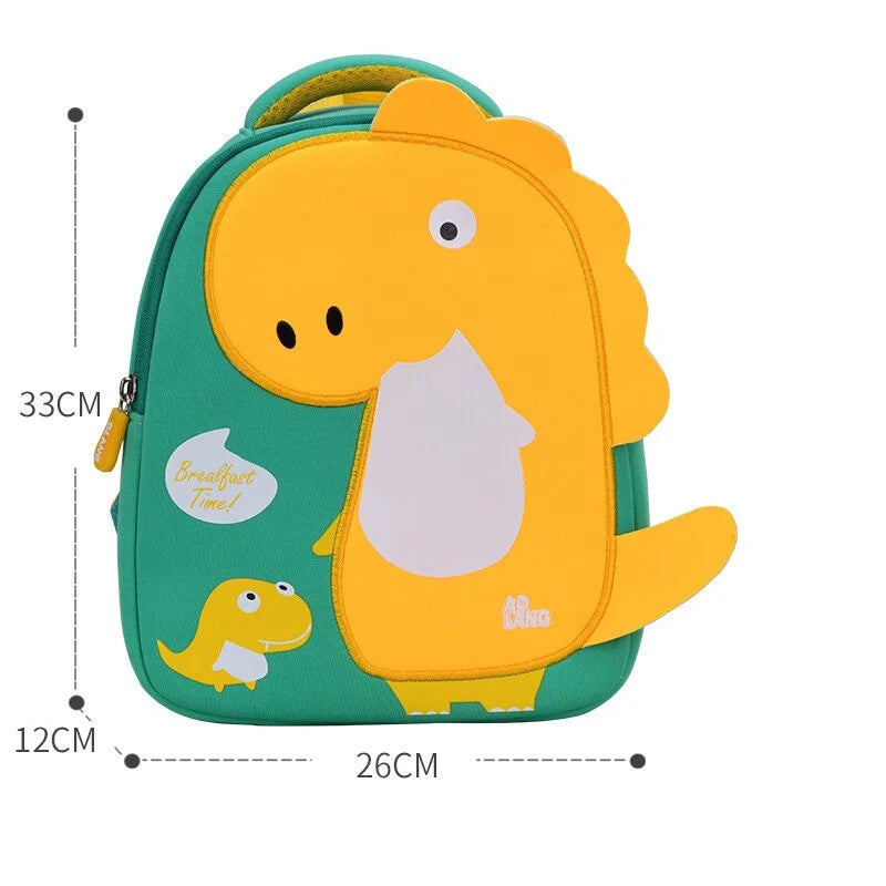 Cute Kids School Bags Kindergarten Preschool Bag Dinosaur Children Schoolbag 3-8 Years Old Cartoon Fashion Backpack for Girl Boy