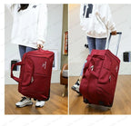 Large Capacity Trolley Bag Men's and Women's Hand Travel Bags Waterproof,lightweight,foldable Duffel Bag Multifunctional Storage