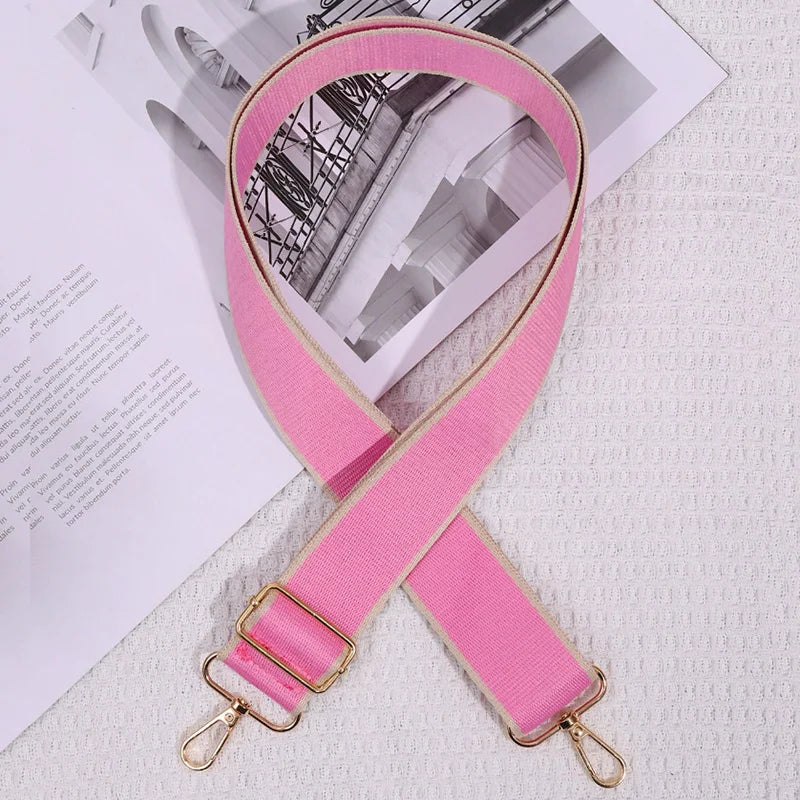 3.8cm Versatile Solid Color Shoulder Strap Replaceable Single Shoulder Bag With Multifunctional Adjustable Luggage Accessories