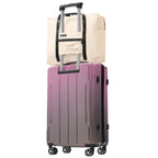 Luggage Sets 2 Piece Suitcase Set with Spinner Wheels, Built-in TSA Lock, Foldable Duffel Bag for Travel Men & Women