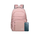 Neutral brand men's and women's school backpacks are suitable for traveling students and feature multiple layers of pockets.