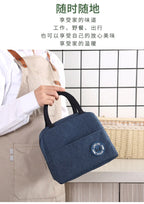 New Japanese solid color versatile cation fresh-keeping ice bag bento thermal insulation bag student lunch box bag portable ther