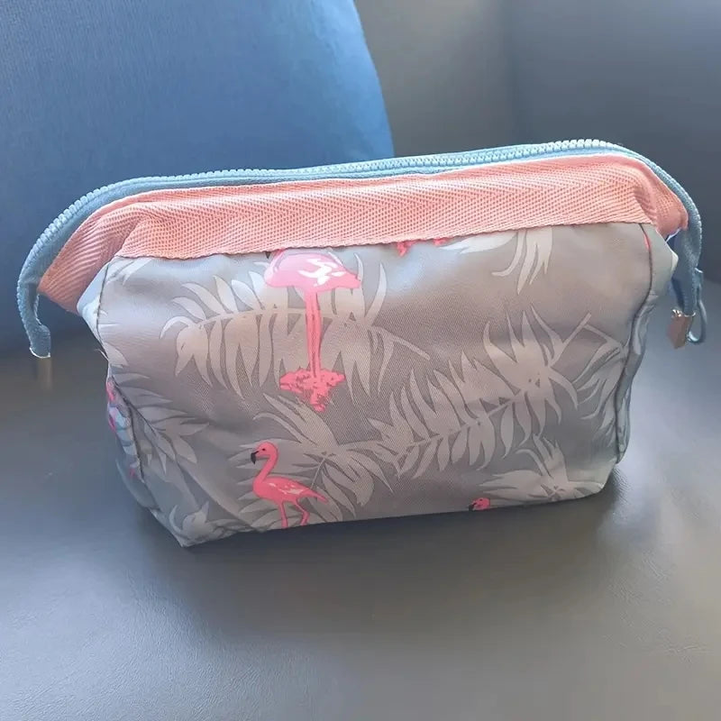 Flamingo Makeup Bag