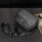 Luxury Floral Print Backpack Men Fashion Design Men's Backpacks Large-capacity Travel Bags PU Leather Backpack Male Schoolbag