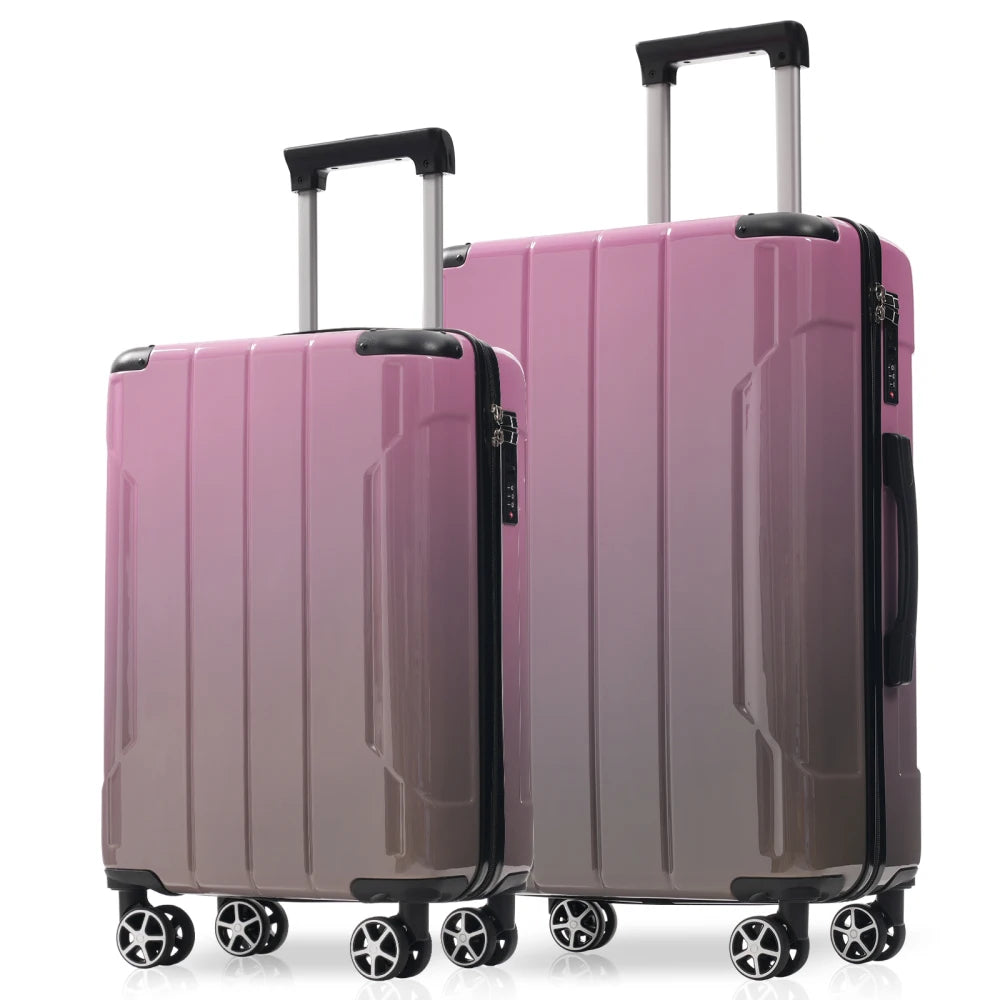 2-Piece Spinner Luggage Set with Duffle