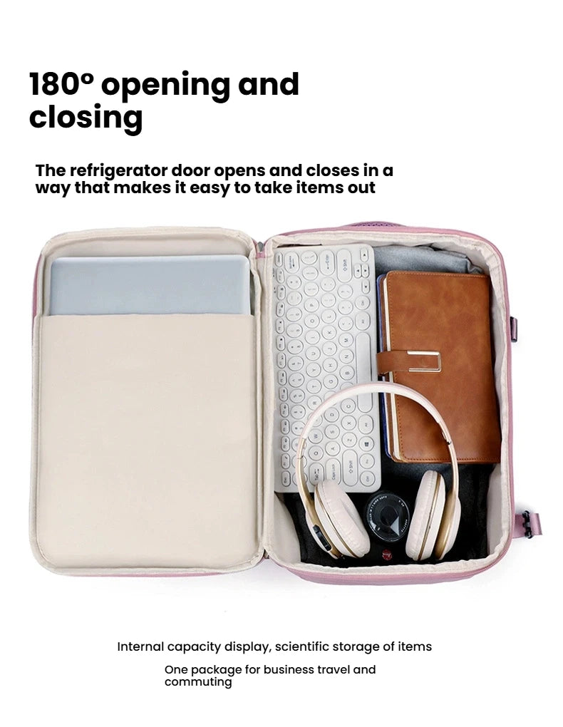 Women Men Hand Luggage Backpack Business College Laptop Travel Backpack Waterproof Carry on mochila viaje cabina avion 40x20x26