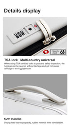 Mixi Patent Design Aluminum Frame Suitcase Carry On Rolling Luggage Beautiful Boarding Cabin 18 20 24 Inch M9260