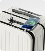 New Front Open Suitcase Hut Trolley Box 20/24/26 Inch High Quality Frame Large Capacity Suitcase Men's Ladies' Travel Case