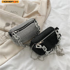 Bucket / Mini Crossbody Bag with Chain