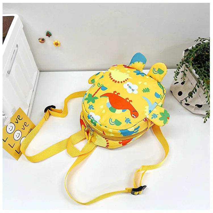 Cute Children Bag Cartoon Dinosaur Kids School Bags Kindergarten Preschool Outdoor Travel Backpack for Boys Girls Anti-lost