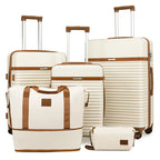 Travel Luggage Suitcase Set, Expandable Lightweight Carry on Suitcase with Duffel Bag,Toiletry Bag,TSA Lock,Spinner Wheels