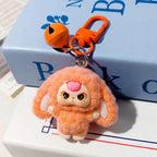 Anime Flocked Dora DIY Decorative Pendant KeyChain Backpack Decor Cute Cartoon Schoolbag Pendant Boys And Girls Gifts