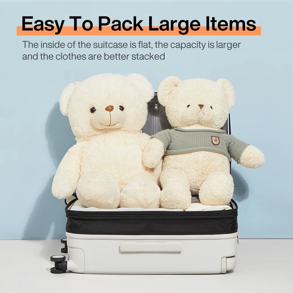 Mixi Expandable Carry On Luggage Lightweight Large Capacity Wide Handle PC Travel Suitcases Spinner Wheels TSA Lock 20 24 Inch