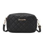 2025 tassel women's small crossbody bag trend diamond grid embroidery camera women's shoulder bag fashion chain crossbody bag