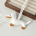 Dachshund leather pendant Korean version diy cute ins puppy bag pendant lanyard couple car pendant