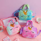 Fashion Sweet Unicorn Handbags For Girls Cute Kid Crossbody Shoulder Bag Children Birthday Party Gift Little Girl Small Purse