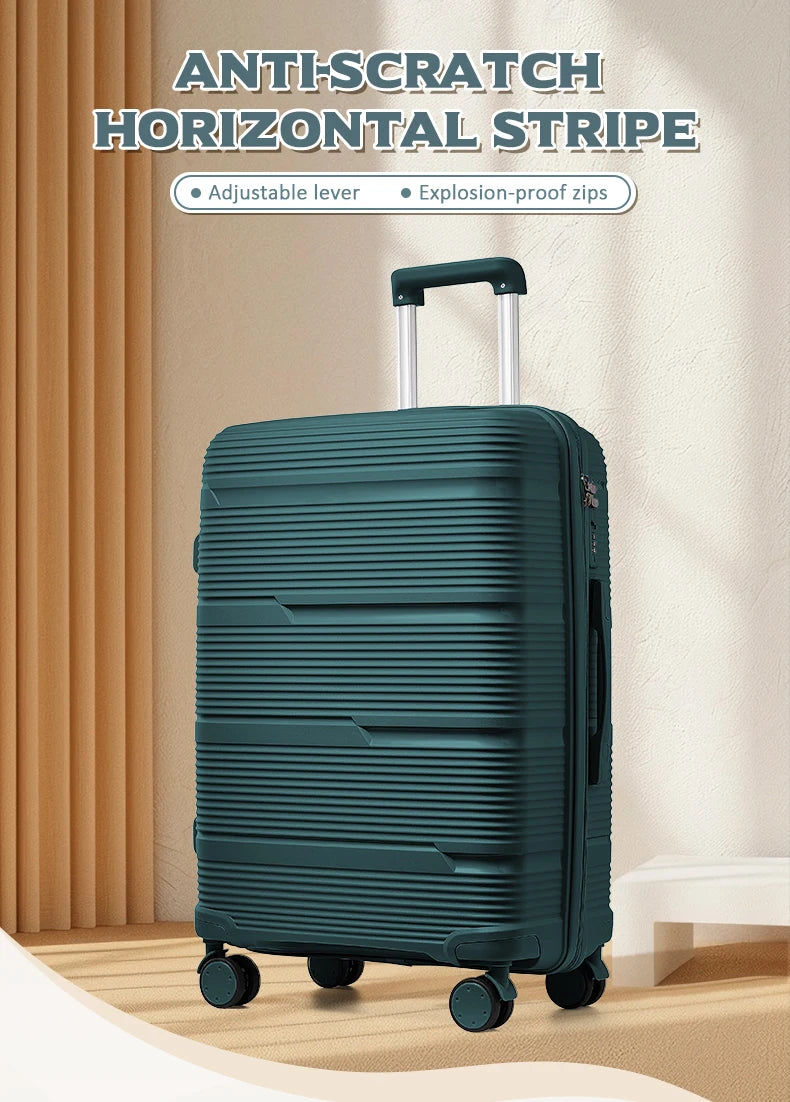 2024 New Design Travel Suitcase Rolling, Women Men Carry on Travel Trolley Case 20 Inch, Boarding Cabin Luggage Suitcase 24 28''