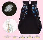 Waterproof Lightweight School Backpack for Kids 6-12 Years Durable Large Capacity Student Bookbag Boys Girls254