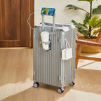 Luggage 20 inch |Cup Holder/Waterproof multifunctional Suitcase Hand Carry Large Capacity Universal Wheel Simple Suitcase