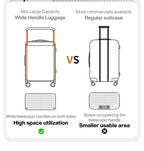 Mixi Large-Capacity Suitcase Trolley Case 26inch Checked in Hardside Rolling Wheels Luggage Wide Handle Travel Suitcases Trunk