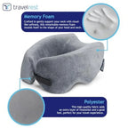 Compact Memory Foam Travel Pillow