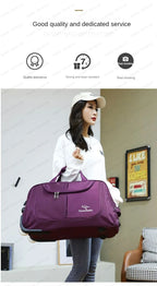 Large Capacity Trolley Bag Men's and Women's Hand Travel Bags Waterproof,lightweight,foldable Duffel Bag Multifunctional Storage