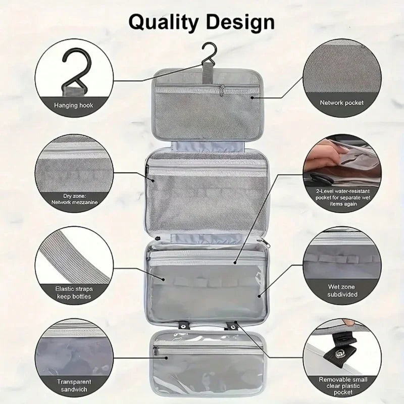 Hanging Travel Toiletry Bag