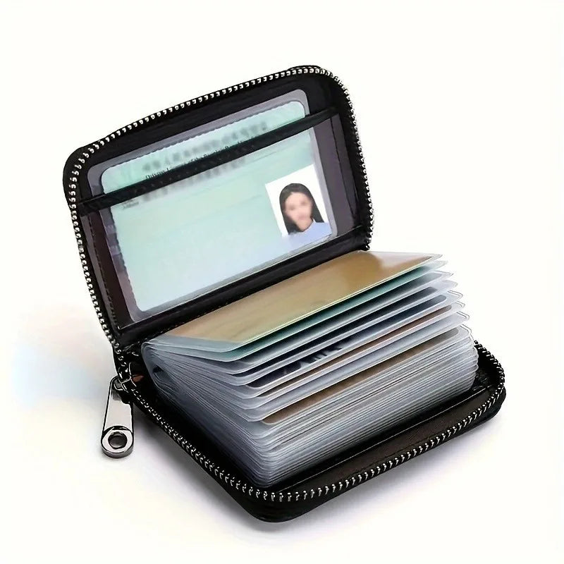 Ultra-Thin RFID Zipper Wallet