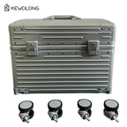 Right Angle Aluminum Suitcase, Top Opening Hard Shell Carry-On Luggage with 360° Spinner Wheels, Camera GearPhotography trolley