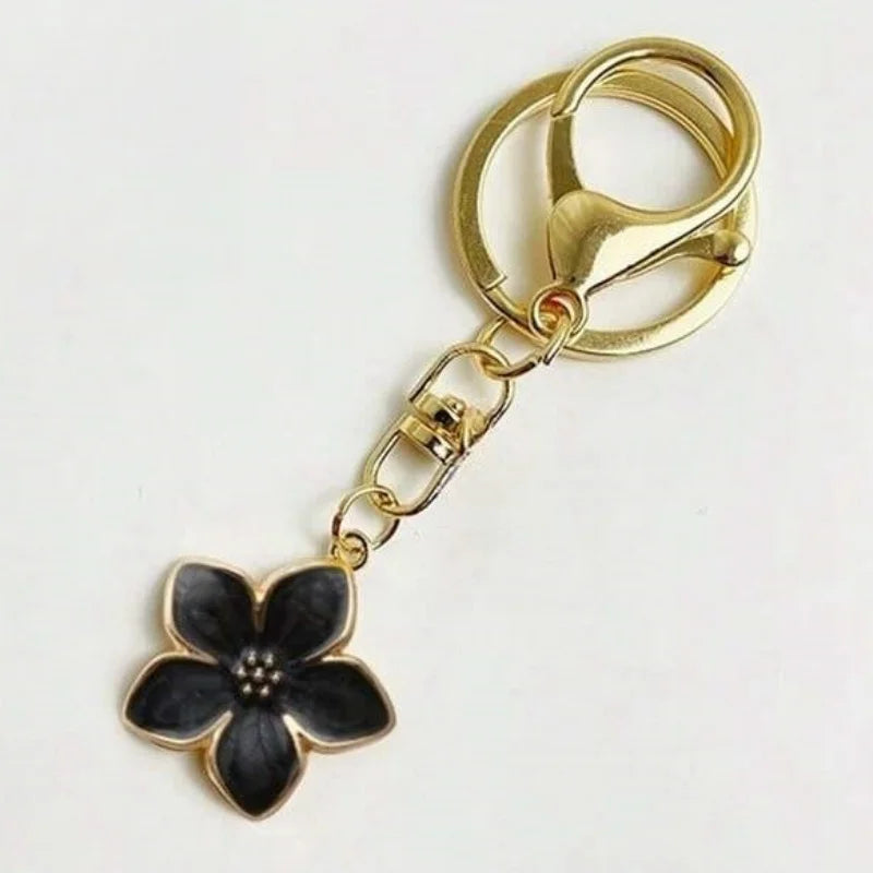 White Pear Blossom Keychain Cute Accessories Keychain Couple Matching  Keyrings Pendant Wholesale Items For Boutique