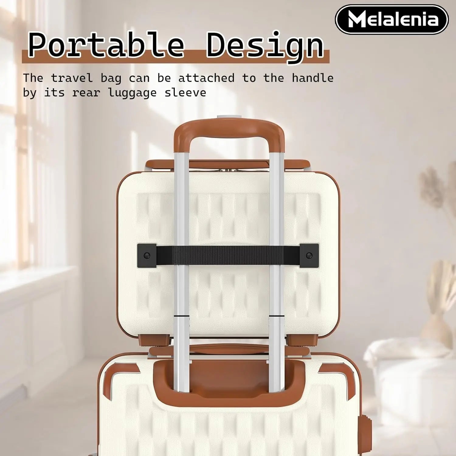7-Piece Lightweight Durable Luggage Set, Family Travel Suitcase with TSA Lock and Smooth Spinner Wheels