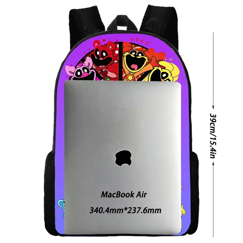 Cute Potdemiel Child School Backpack with Lunch Bags ,Pencil Bags ,School Bags for Boys Girls S-Sponge-BobS Best Gift