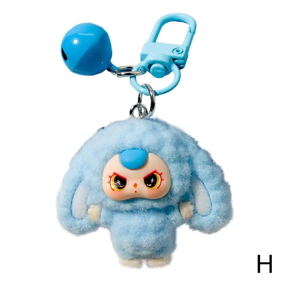 Anime Flocked Dora DIY Decorative Pendant KeyChain Backpack Decor Cute Cartoon Schoolbag Pendant Boys And Girls Gifts