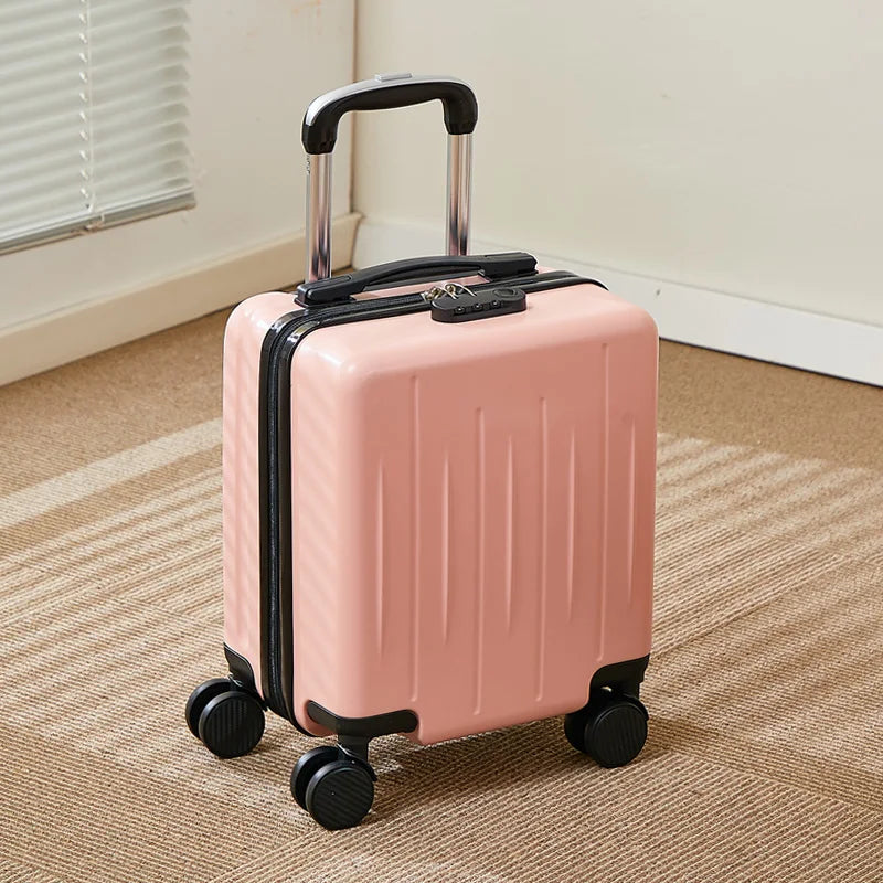 Small Luggage Travel Bag 14 Inches Luggage Travel Luggage with Cup Holder and Hook