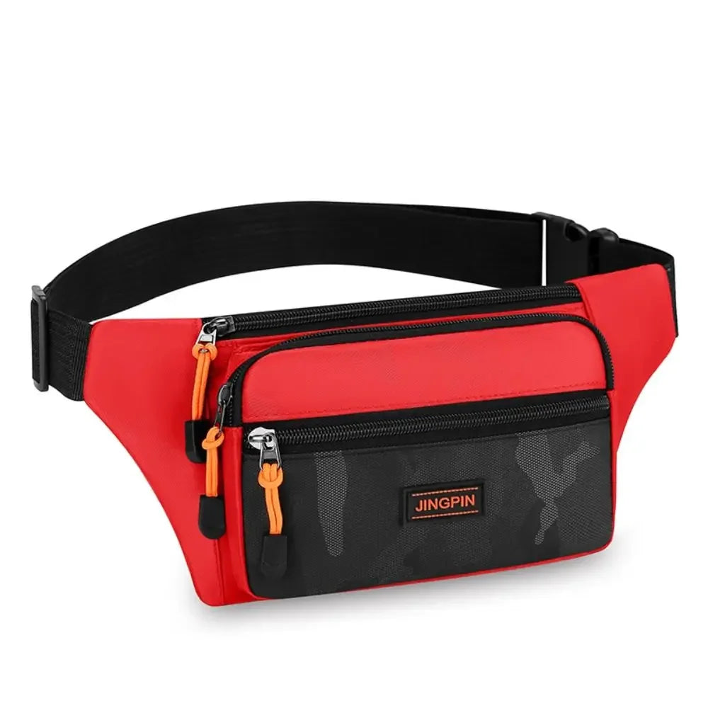 Waterproof Waist Bag Korean-style High-capacity Outdoor Sports Fanny Pouch Canvas Child Banana Bag for Girls Kids Bag