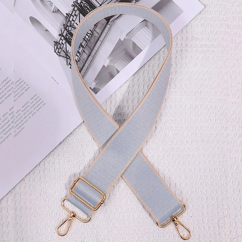 3.8cm Versatile Solid Color Shoulder Strap Replaceable Single Shoulder Bag With Multifunctional Adjustable Luggage Accessories