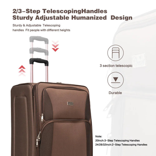 4-Piece Softside Luggage Set