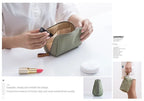 Portable Waterproof Women Makeup Bag Cosmetic Bag Coin Pouch Storage Bag Mini Lipstick Bag Small Bag Toiletry Bag Organizer Case