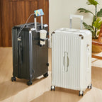Luggage 20 inch |Cup Holder/Waterproof multifunctional Suitcase Hand Carry Large Capacity Universal Wheel Simple Suitcase