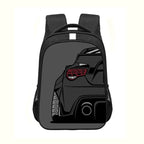Japan JDM Racing Car Print Backpack Engine Turbo Women Men Rucksack Children School Bags for Teenager Laptop Backpack Travel Bag