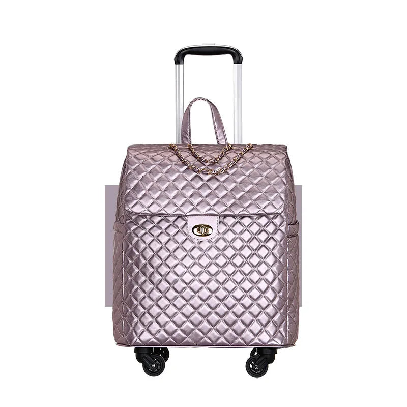 20 inch Rolling Suitcase Trolley Luggage Bag Travel Bags Suitcase With Universal mute Wheels Light fashion Carry on Luggage