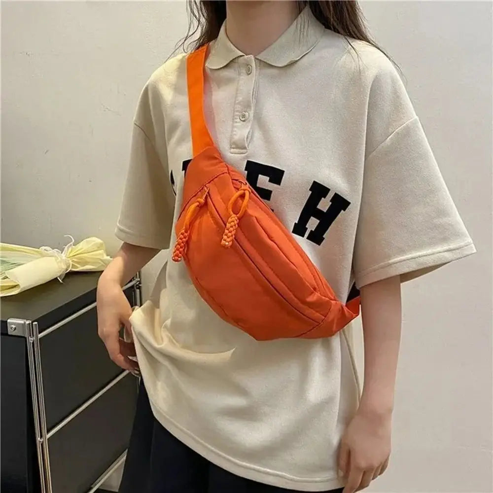Ladies Canvas Crossbody Bag / Sling Waist Pack