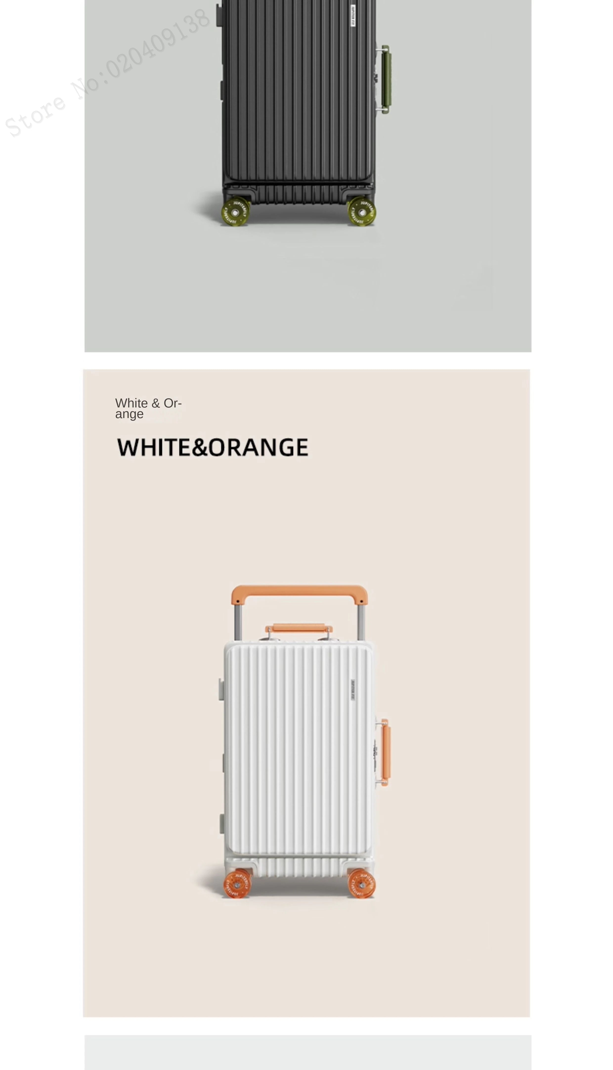 New Luggage 20 inch Carry-on Suitcase Side Opening Travel Suitcase Aluminum Frame Trolley Case 30 inch Large Capacity Luggage
