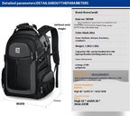 BrunoCavalli Men's Laptop Backpacks For 17 Inch Fashion Women Travel Bag Waterproof School Backpack Large Capacity Men Bagpack