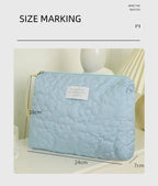 Embroidery Large-Capacity Cosmetic Bag Waterproof Portable Storage Bag Travel Makeup Pouch