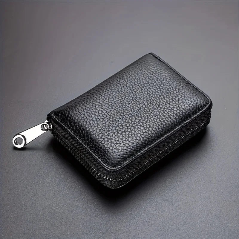 Ultra-Thin RFID Zipper Wallet
