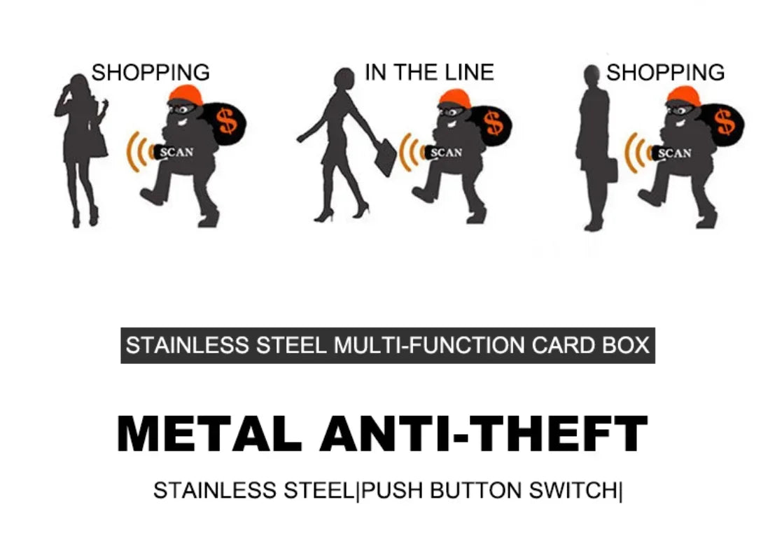 RFID Credit Card Holder Men's Slim Wallet