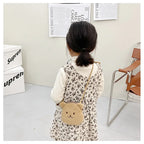 Soft Plush Bear Rabbit Cartoon Children Coin Purse Cute Animal Zipper Kid Shoulder Bag Girl Messenger Bag Mini Handbag Purse